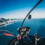 Experience helicopter aviation with stunning views of Rio's coastline and cityscape.